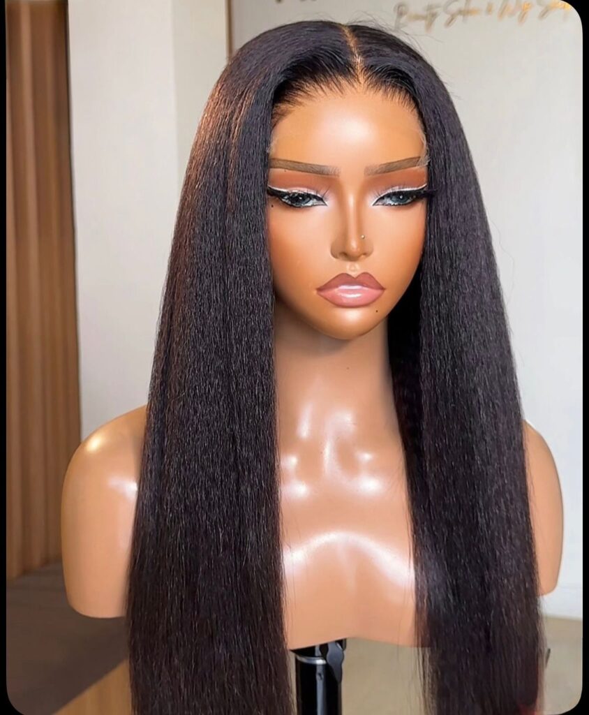 Kinky Straight 13x4 Lace Front Human Hair