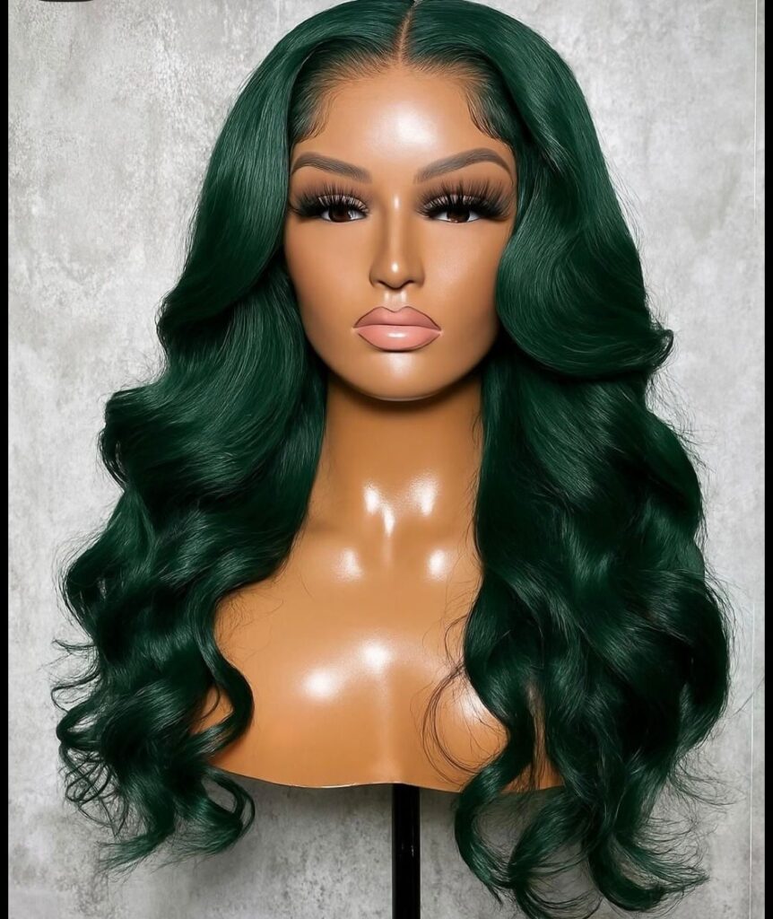 Emerald Green Wig